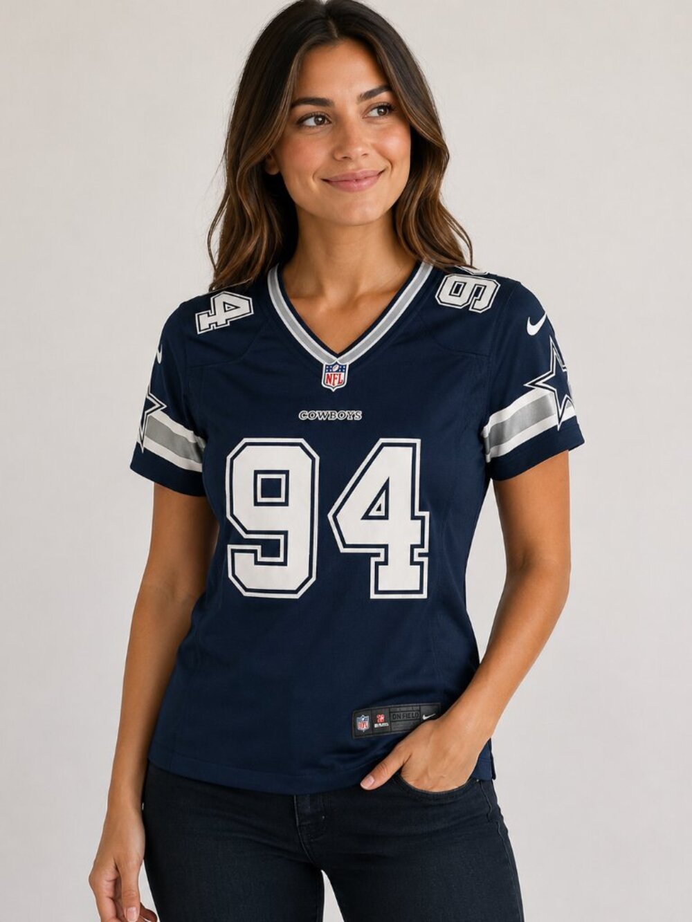 Nike NFL Dallas Cowboys DeMarcus Ware #94 On Field Jersey Women’s XS Fitted